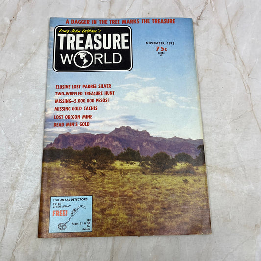 1973 Nov - Long John Latham's Treasure World Magazine - Treasure Hunting M13
