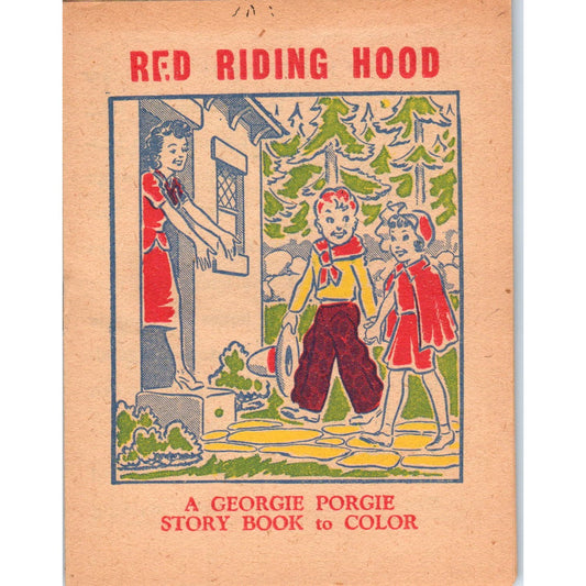 Red Riding Hood - Little Georgie Porgie Coloring Book Council Bluffs IA AD7