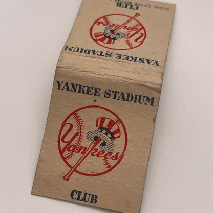 Yankee Stadium Club Vintage Matchbook Cover TB8-MB2-3