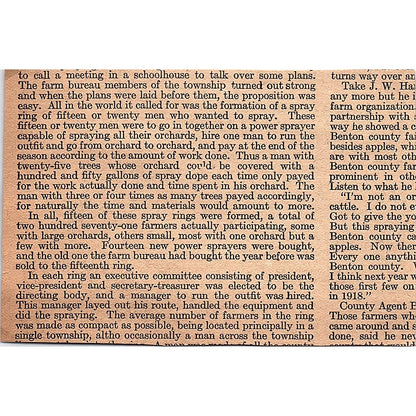 A.J. Kirstin One Man Stump Puller Lud Street Escanaba MI 1920 Ad AG2-6