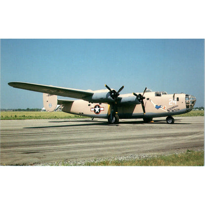 Consolidated B-24D Liberator Vintage Postcard PC19