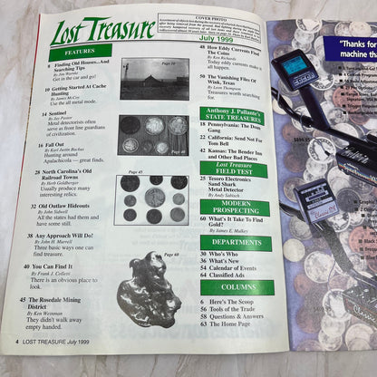 1999 July - Lost Treasure Magazine - Treasure Hunting Gold Prospecting M14