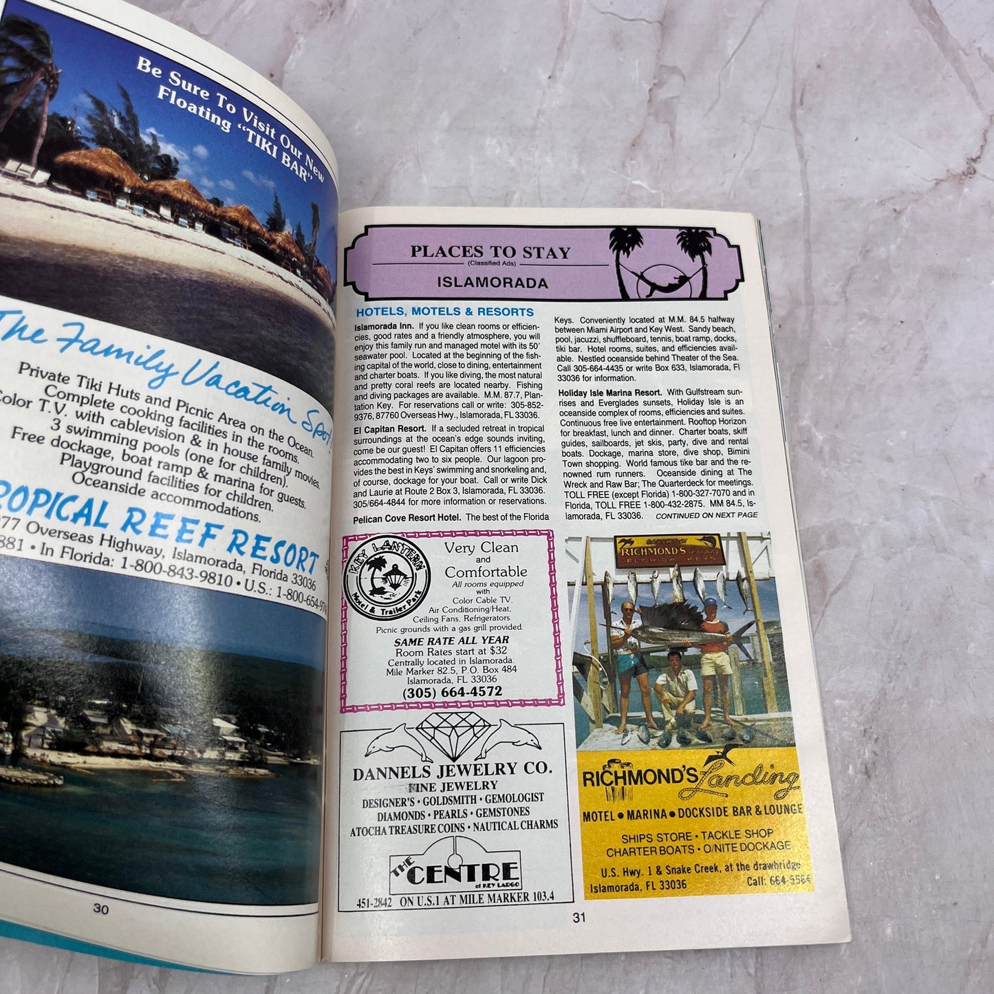 1987 Humm's Guide to the Florida Keys and Key West Travel Booklet TH9-LX1