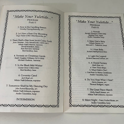 1991 Delaware Valley Men's Chorus Christmas Program L1-1