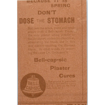 Pond's Extract Cures Pond's Extract Co NY c1890 Victorian Ad AE8-CH8
