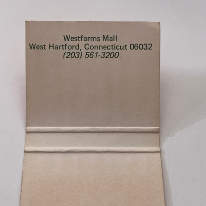 The Magic Pan Creperie Westfarms Mall Hartford CT Vtg Matchbook Cover TB8-MB-11