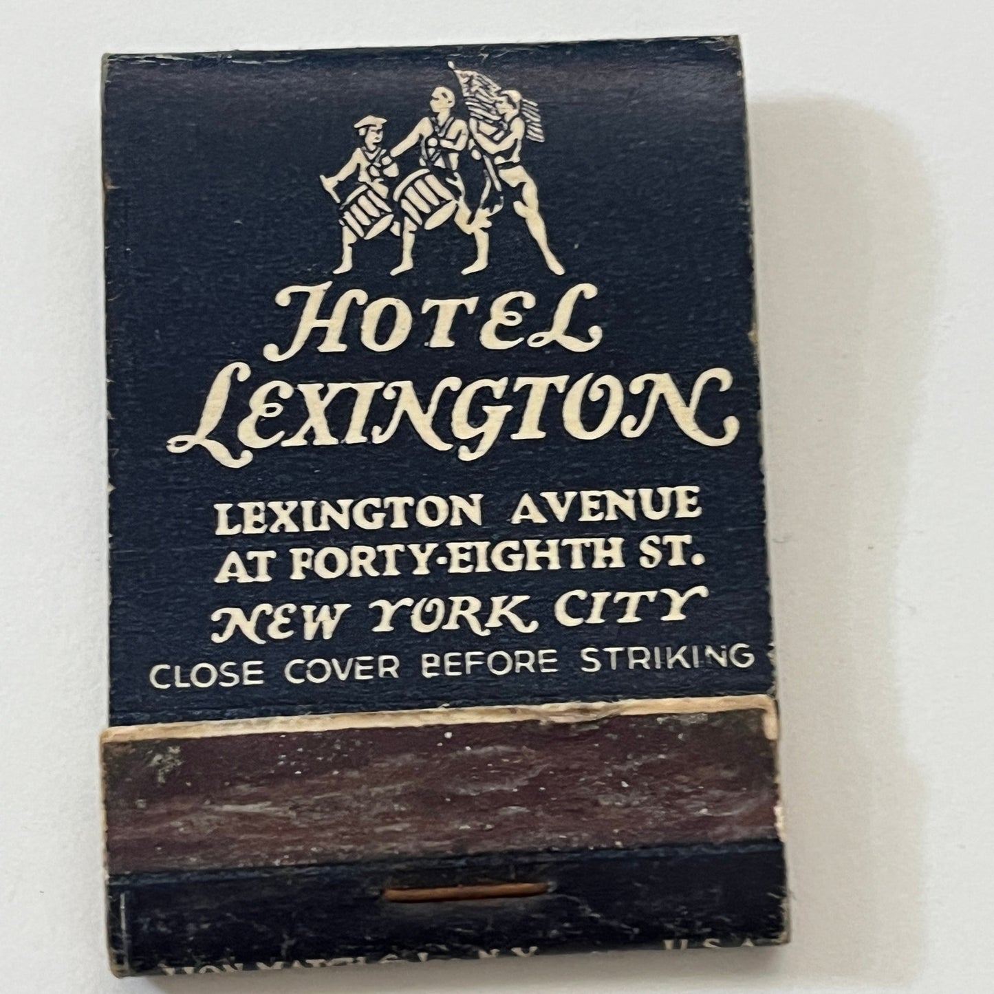 Hotel Lexington 48th St New York City Vintage Matchbook Cover TB6-MB1-4
