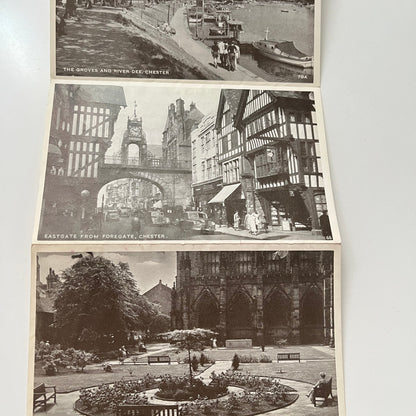 6 Views of Chester Greeting Letter Card Dorchester, England 1959 Postcard PQ1