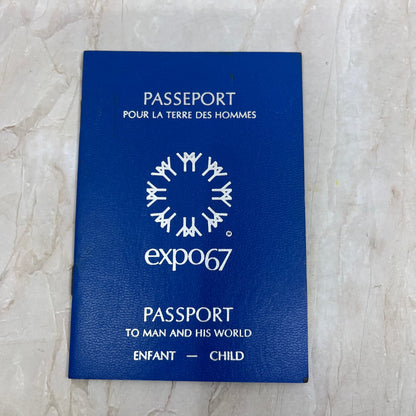 Expo 67 Montreal Adult Season Passport 1967 With Stamps TF5-L3