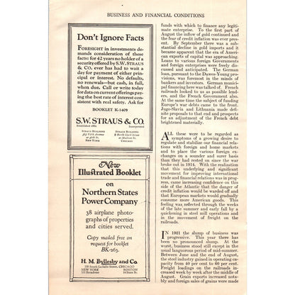 The Continental and Commercial Banks Chicago 1924 Magazine ad D23