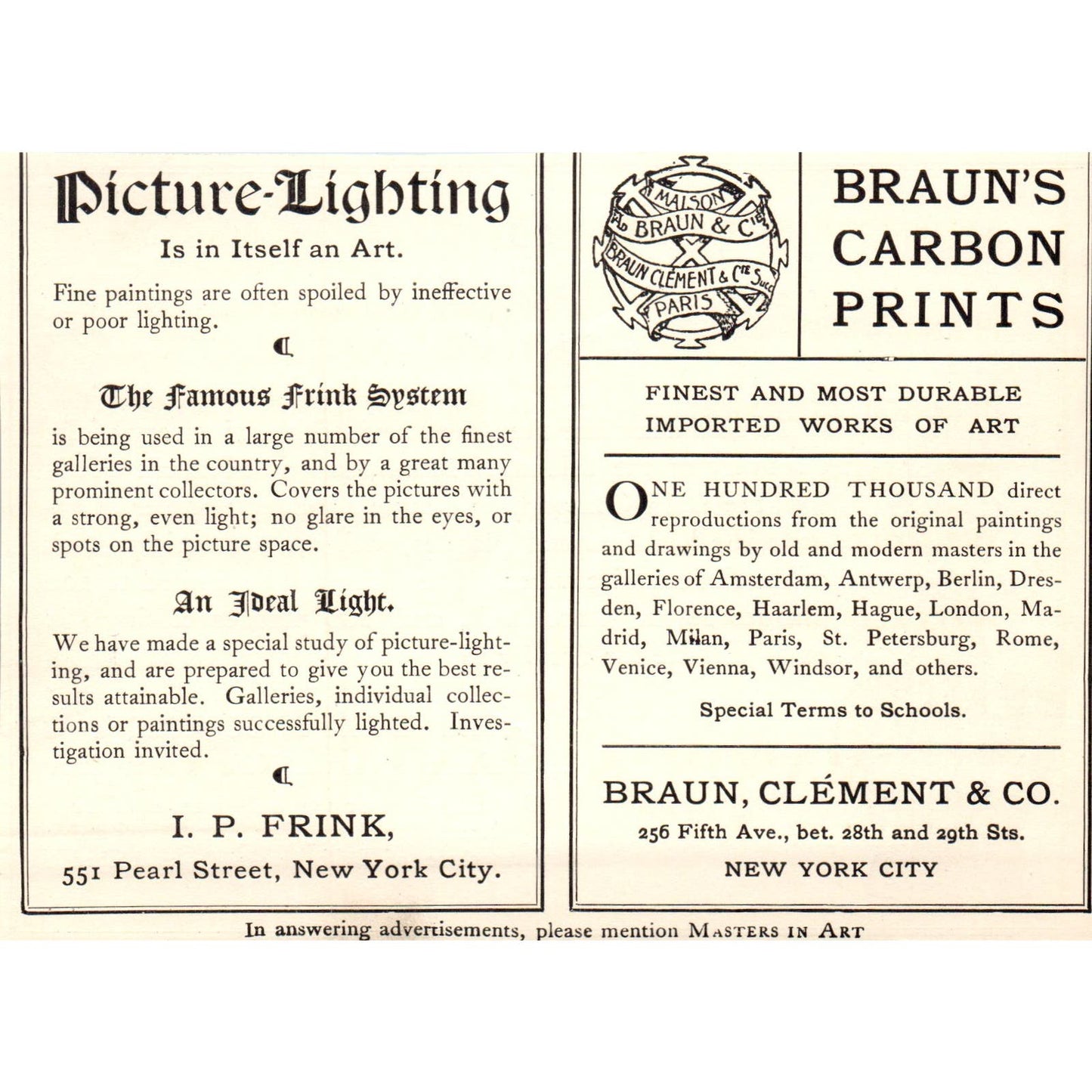 The Delft Company Hand-Painted Plaques NY c1905 Victorian Ad AE9-MA3