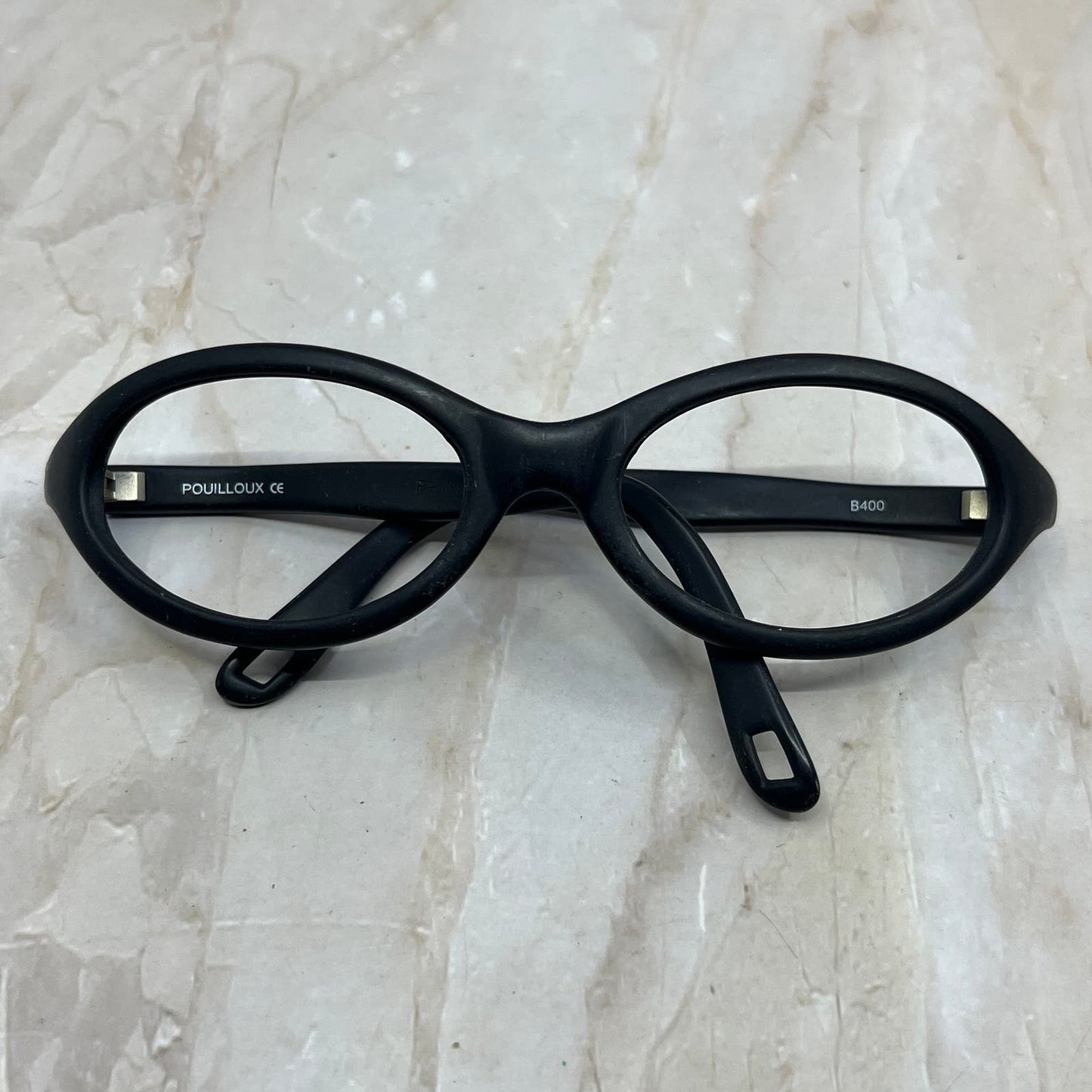 Vuarnet Kids Black Wraparound Acrylic Sunglasses Eyeglasses Frames TE9-G3-6