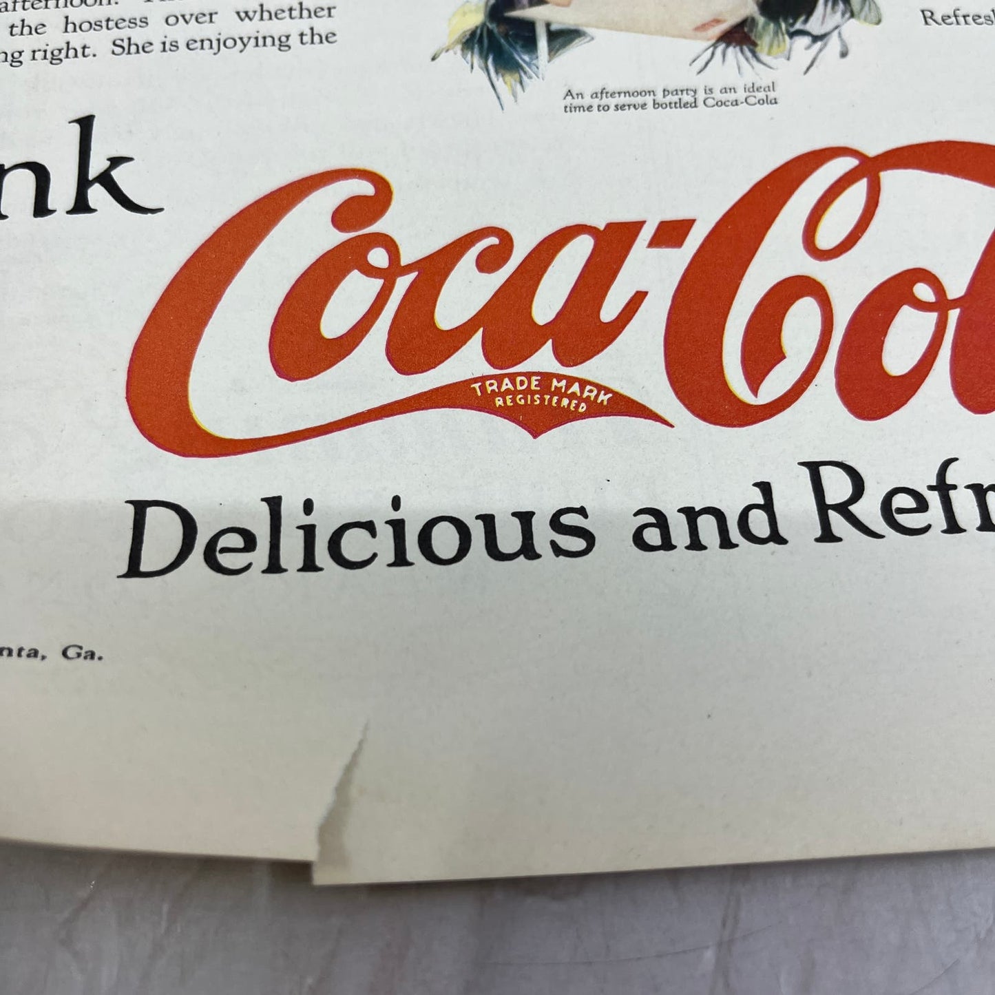 Coca-Cola - Always a Delightful Surprise 1924 Magazine Ad FL6-11