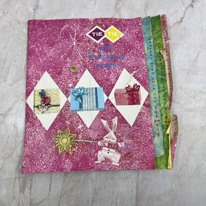 1962 Tie-Tie Gift Wrapping Magic Guide Chicago Printed String Co D9