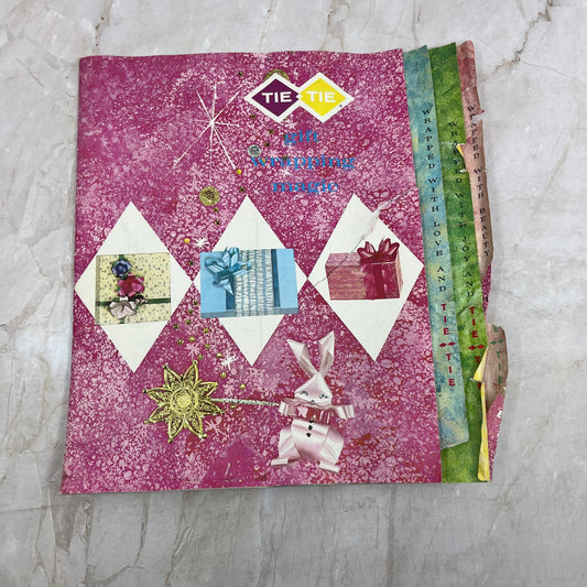 1962 Tie-Tie Gift Wrapping Magic Guide Chicago Printed String Co D9
