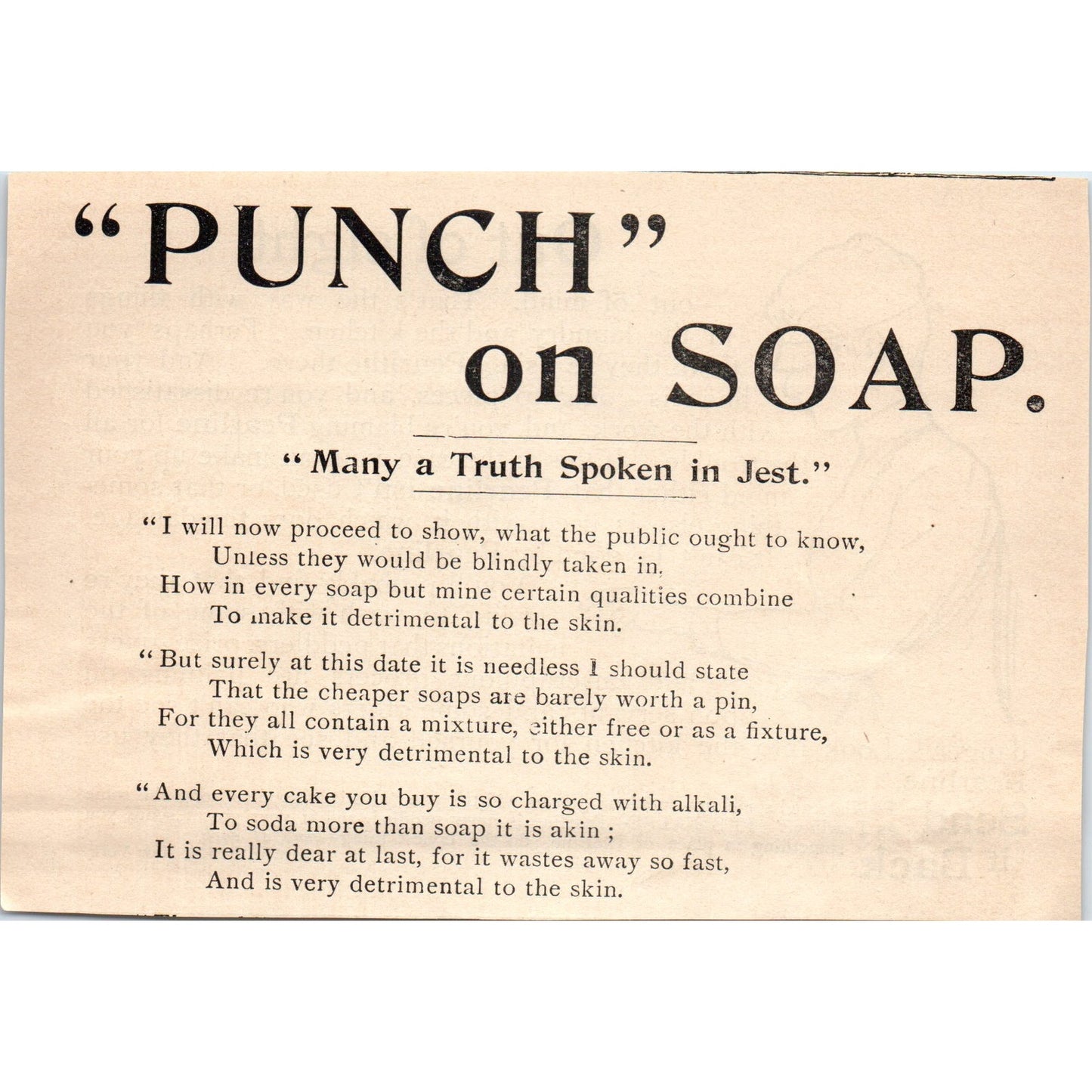 Pearline Soap Out of Sight James Pyle NY 1892 Magazine Ad AK5-H8