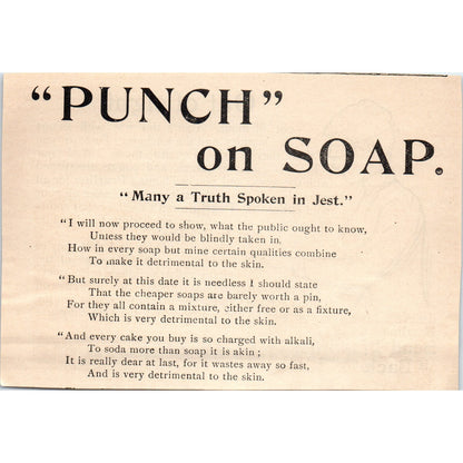 Pearline Soap Out of Sight James Pyle NY 1892 Magazine Ad AK5-H8