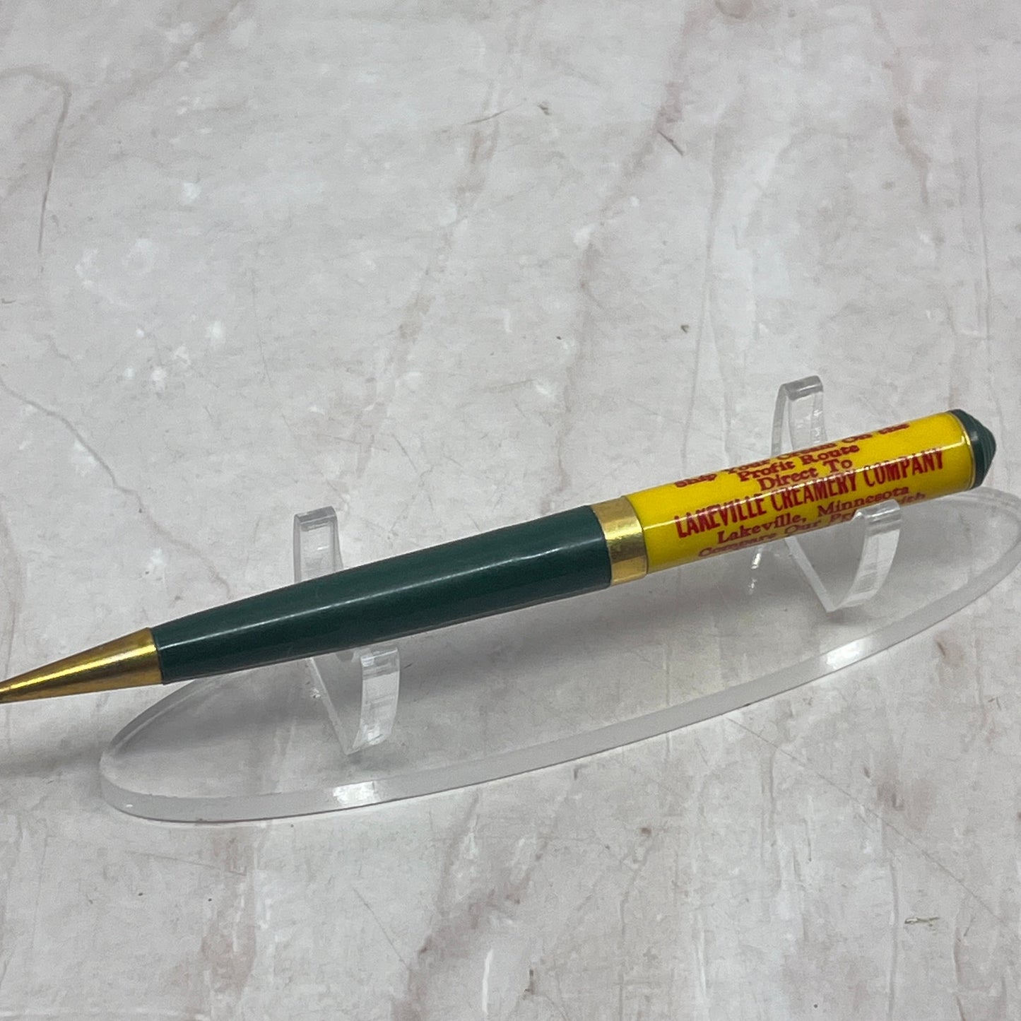 Readyrite Lakeville Creamery Company MN Vintage Mechanical Pencil SB8-Y1