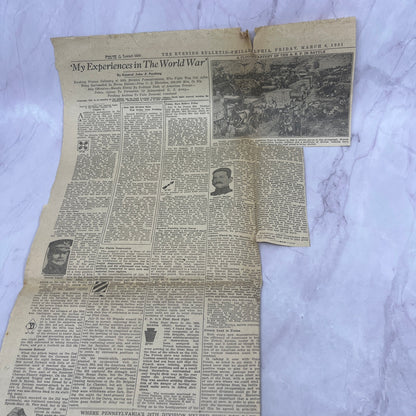 General Pershing - My Experiences in the World War 1936 Newspaper Articles V1-6