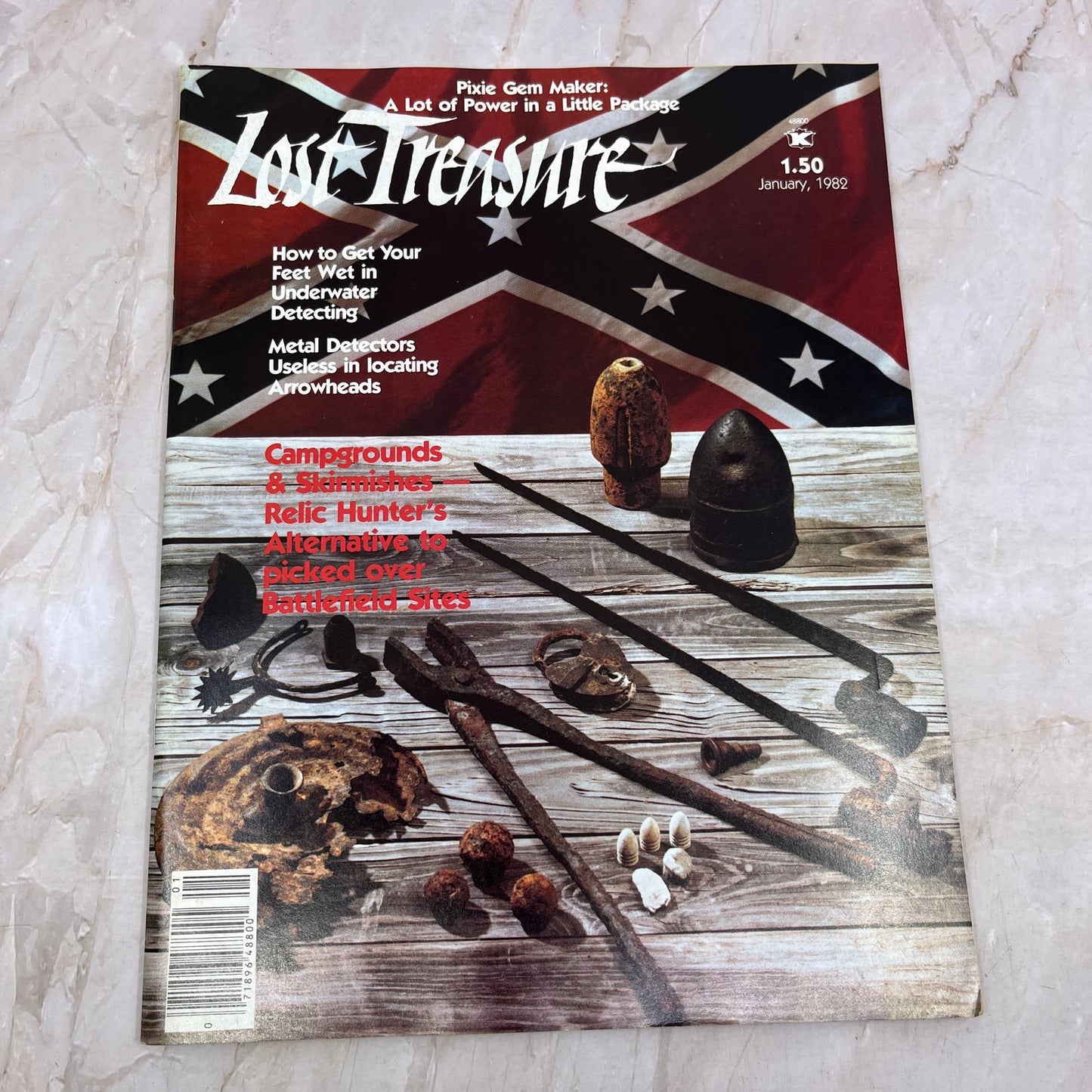 1982 Jan - Lost Treasure Magazine - Treasure Hunting Gold Prospecting M15