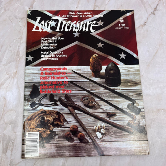 1982 Jan - Lost Treasure Magazine - Treasure Hunting Gold Prospecting M15