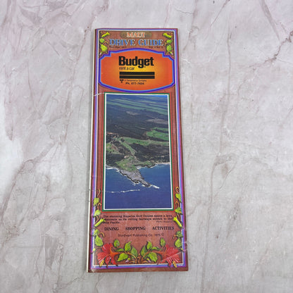 1977 Maui Drive Guide Tourist Travel Guide Booklet Hawaii TJ5-E1