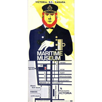 Maritime Museum Victoria BC Canada 1960s Travel Leaflet TH2-TB4