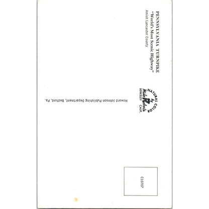 PA Turnpike Amish Lancaster County Pennsylvania Dutch Country Postcard PD7