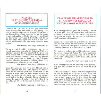 Dedicating the Week to St. Anthony of Padua Vintage Catholic Leaflet TH2-PC2