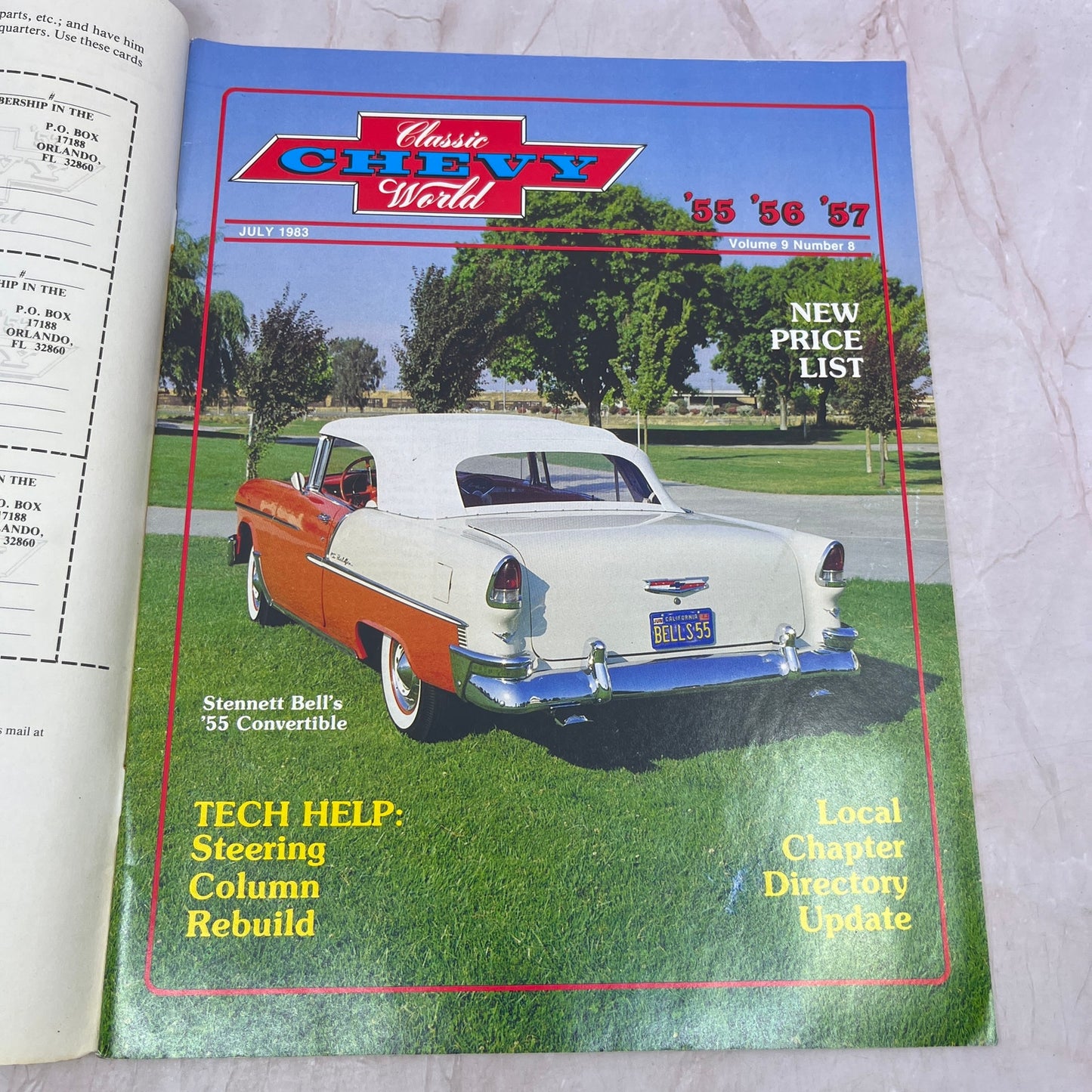 Steering Column Rebuild '55, '56, '57 Classic Chevy World Magazine Jul 1983 M30