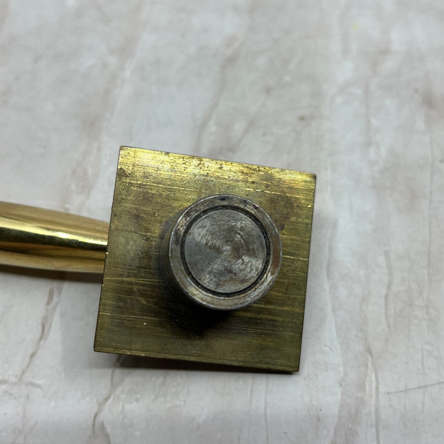 Vintage Brass Metal Funnel for Pen Holder Stand Set Office Desk Accessory TG8