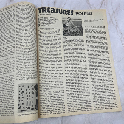 Vintage D-Tex Treasure News Treasure Hunting William Mahan Gil Paust M20