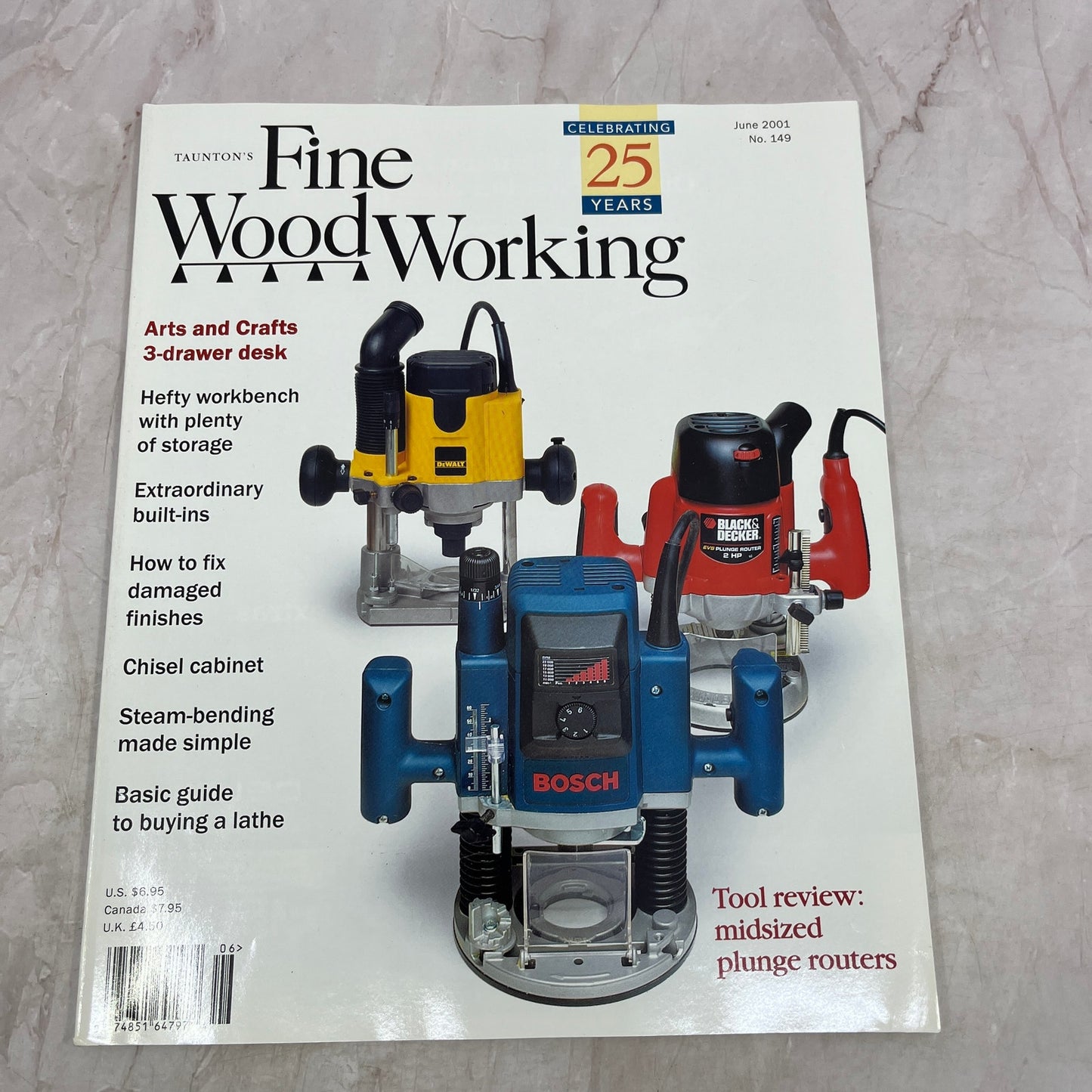 Midsized Plunge Router Reviews - Jun 2001 No 149 - Fine Woodworking Magazine M34