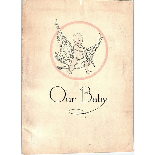 Early 1900s Baby Book BLANK Forbes & Wallace Baby Shop Springfield MA V5