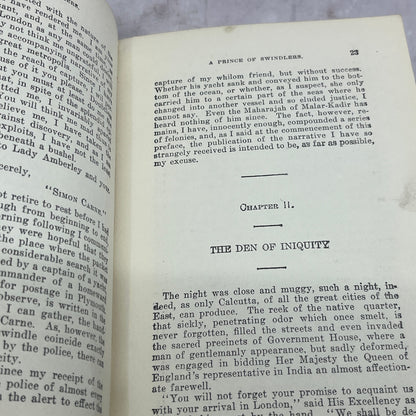 1933 The Prince of Swindlers by Guy Boothby TB6-OB