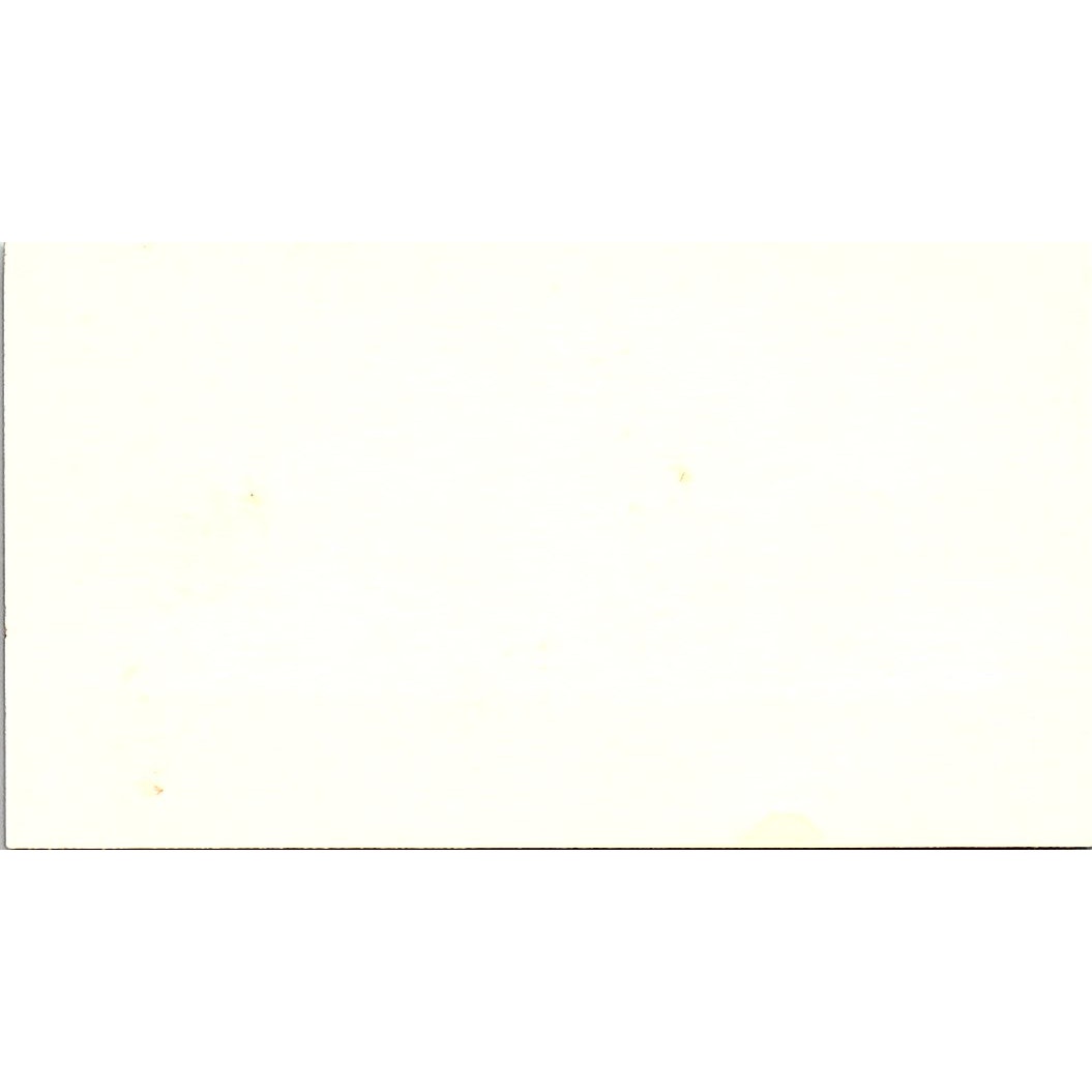 Massage Therapy of North Shore Olie Buxton Houston Vintage Business Card SC9-B1