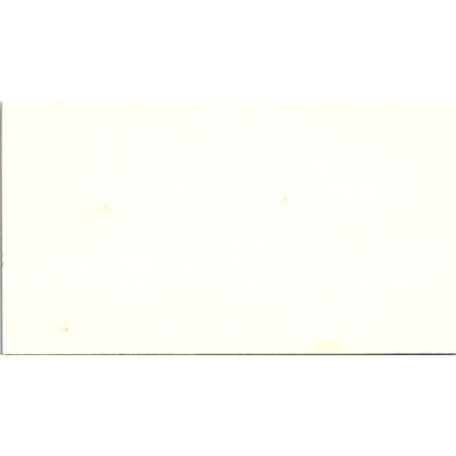 Massage Therapy of North Shore Olie Buxton Houston Vintage Business Card SC9-B1