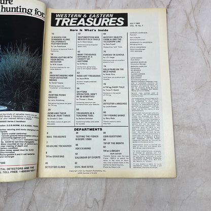 1982 July - Western & Eastern Treasures Magazine - Treasure Hunting Gold M13