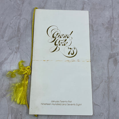 1978 Grand Opera House Wilmington DE Program Myron Romanul Arthur Fiedler J5-EL