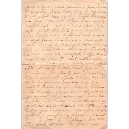 1894 Original Handwritten Letter on Hotel Luzernerhof Stationary D18