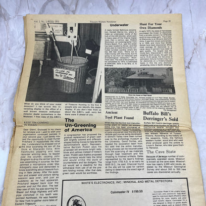 1972 Winter - Treasure Hunters Newsletter - Treasure of the Adirondacks M19