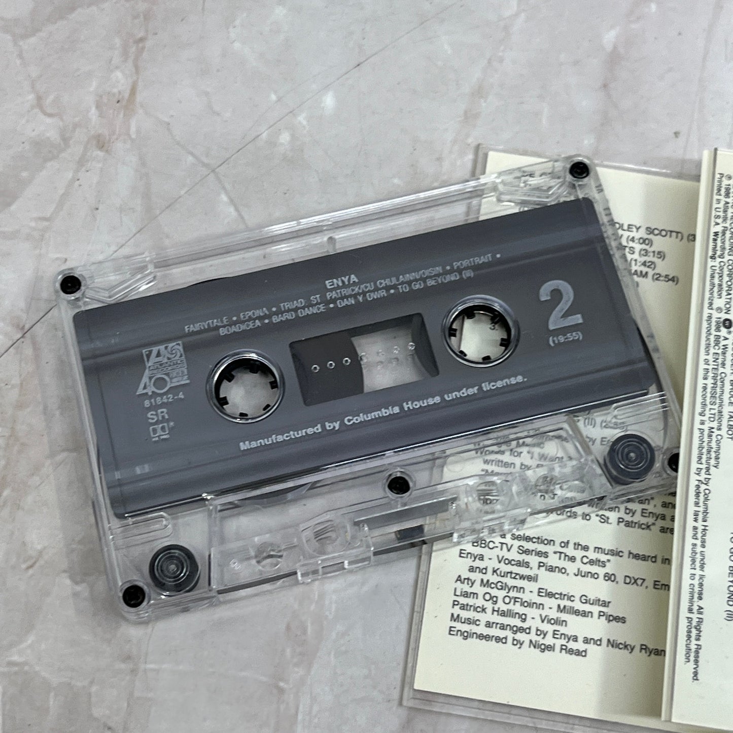 Enya - Self Titled 1986 Cassette Tape Ti5-CT1