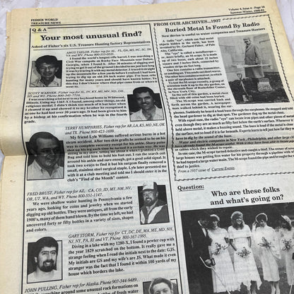 1990-91 - Fisher M-Scope World Treasure News Newsletter Los Banos CA M11