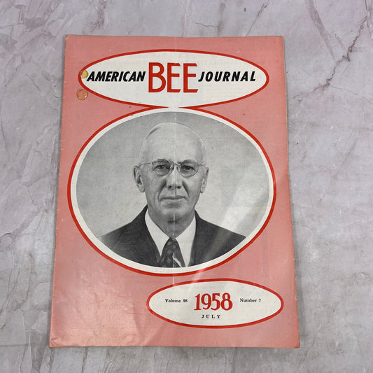 1958 July - American Bee Journal Magazine - Bees Beekeeping Honey M33