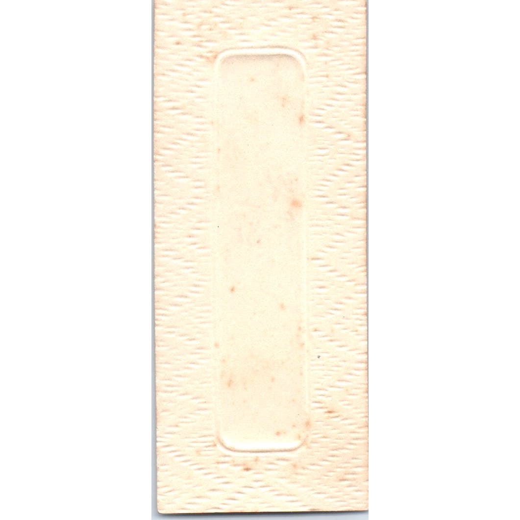 Vtg Josefina F. Svensson Konfirmations Minne Embossed Swedish Calling Card AE2