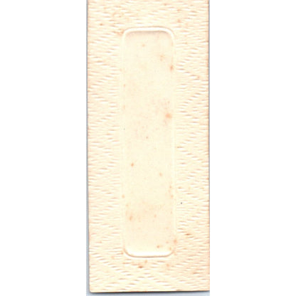 Vtg Josefina F. Svensson Konfirmations Minne Embossed Swedish Calling Card AE2