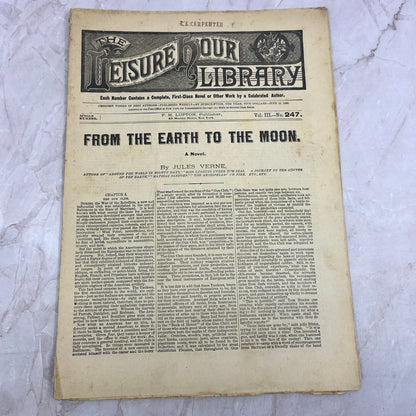 June 15 1889 The Leisure Hour Library - From the Earth to the Moon TG8-Z