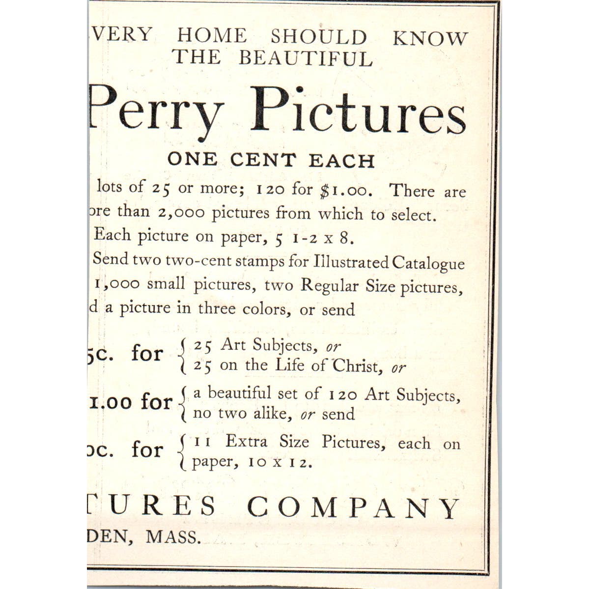 The Chaffee Studio Books Worcester MA c1905 Victorian Ad AE9-MA5