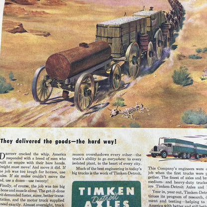 Timken Axles Detroit MI 1951 Magazine Ad FL6-10
