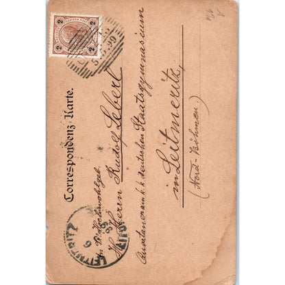 1899 Germany Schlossbergbahn Original Postcard P1-15
